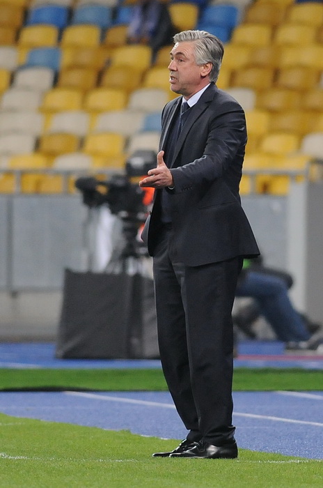 Ancelotti in the field