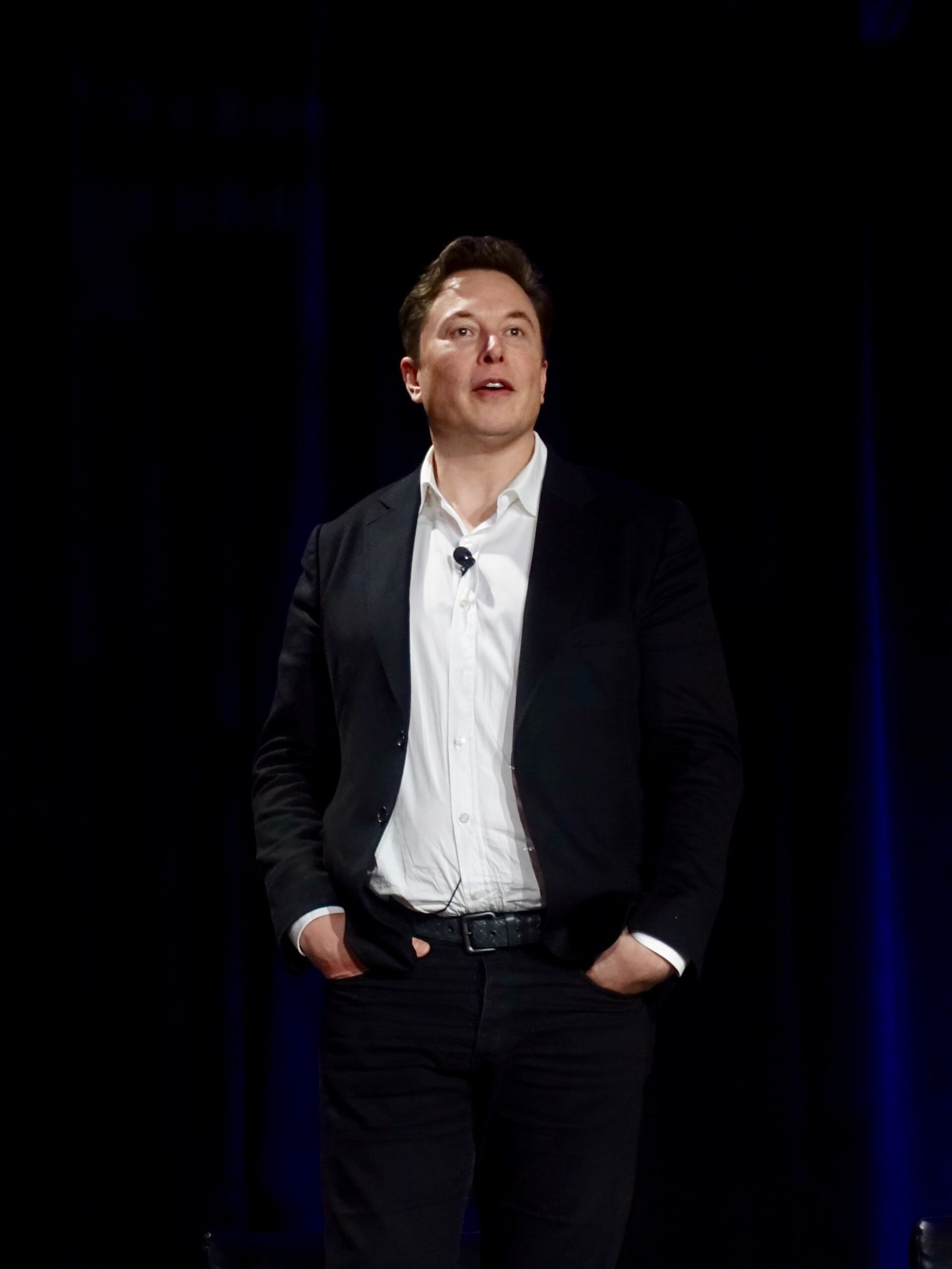 Elon Musk Twitter CEO at Stage